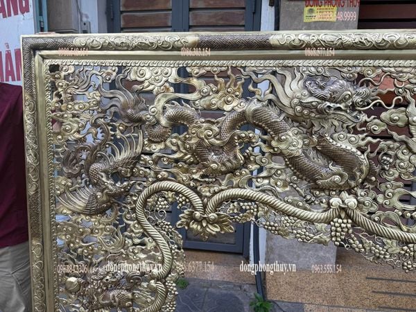 Cửa Võng Ngang 2m51 cao 1m55 dày 1ly bằng đồng