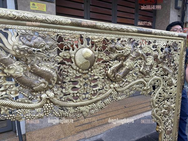 Cửa Võng Ngang 2m51 cao 1m55 dày 1ly bằng đồng