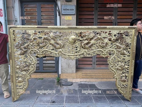Cửa Võng Ngang 2m51 cao 1m55 dày 1ly bằng đồng