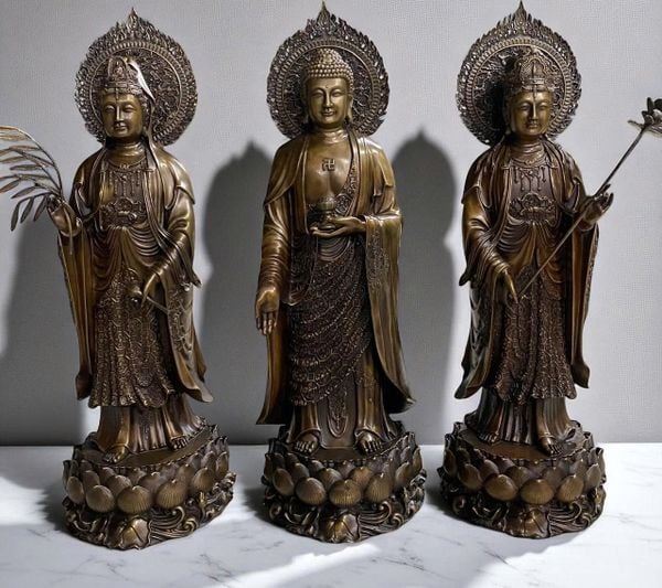 Tượng tây phương tam thánh đứng