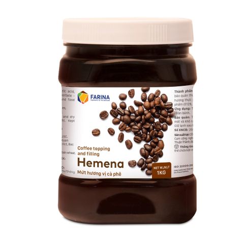 Hemena - mứt hoa quả hương vị cà phê 1kg