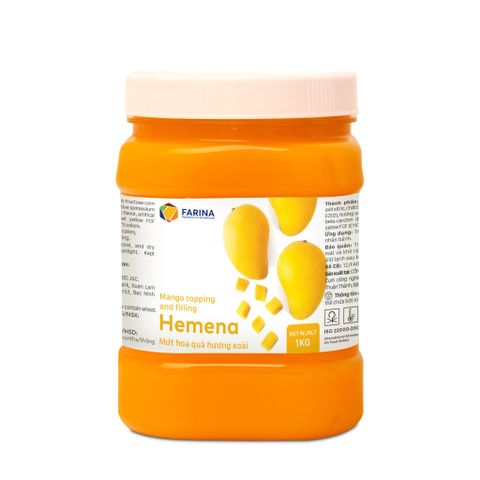 Hemena - mứt hoa quả hương xoài 1kg