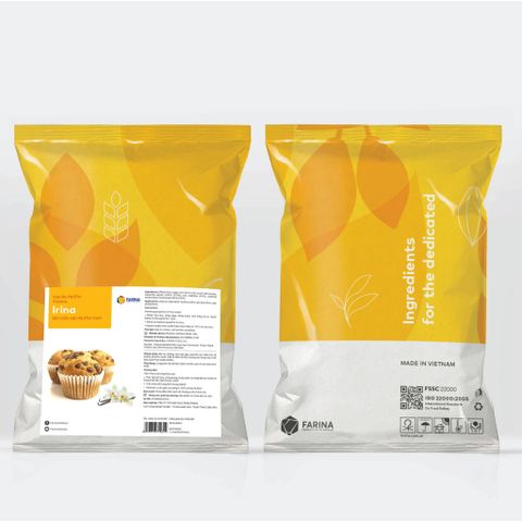 Irina – Bột trộn sẵn muffin vani 1kg