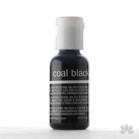 5101 Màu Liqua-Gel màu đen Coal .7oz, hiệu Chefmaster