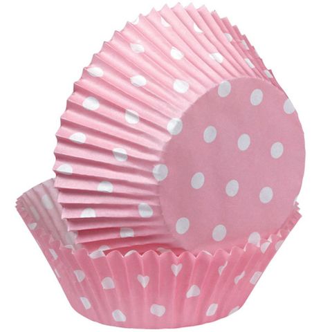 Cốc giấy lót khuôn hồng/trắng 75c