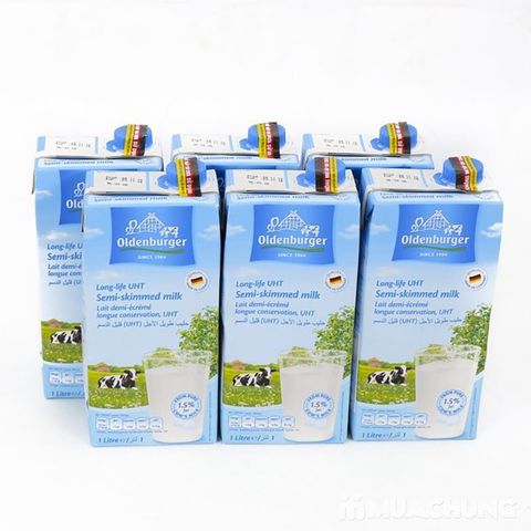 Sữa tươi tách béo Oldenburger 1,5% fat 1L