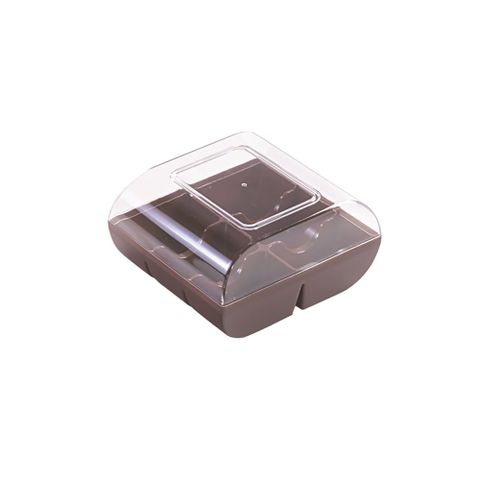 Hộp đựng 6 bánh Macaron MAC677/ BROWN
