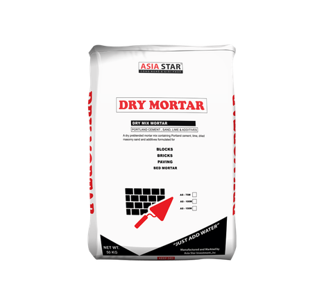  Vữa khô trộn sẵn - DRY MORTAR AS-75M (Vữa xây trát mác 75) 