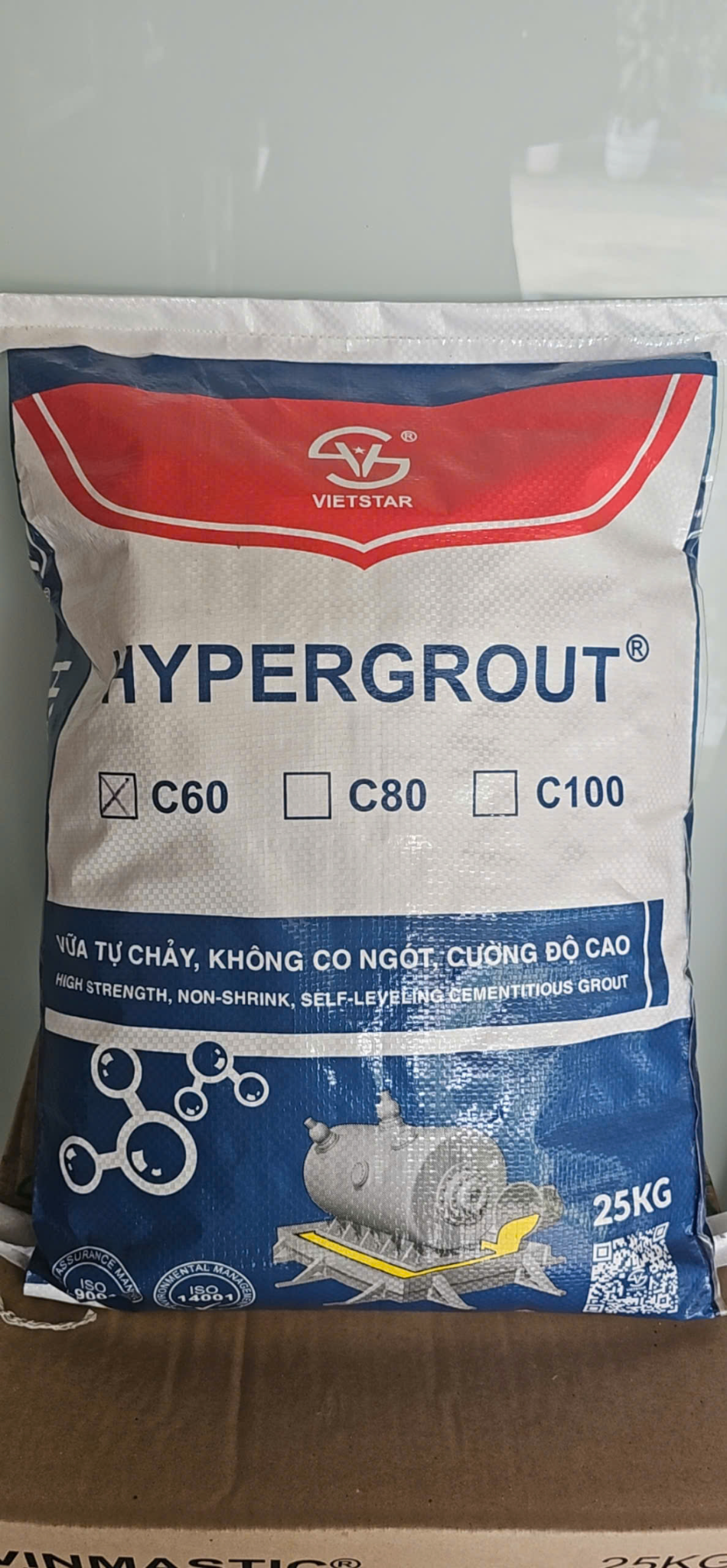 Vữa rót không co ngót HYPERGROUT C60
