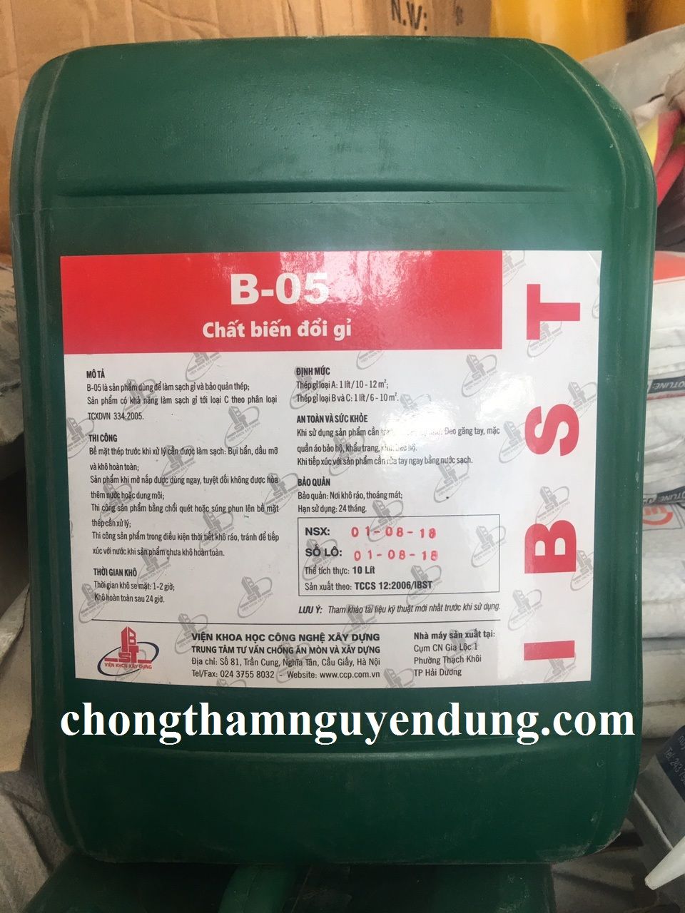 Chất biến đổi gỉ B-05