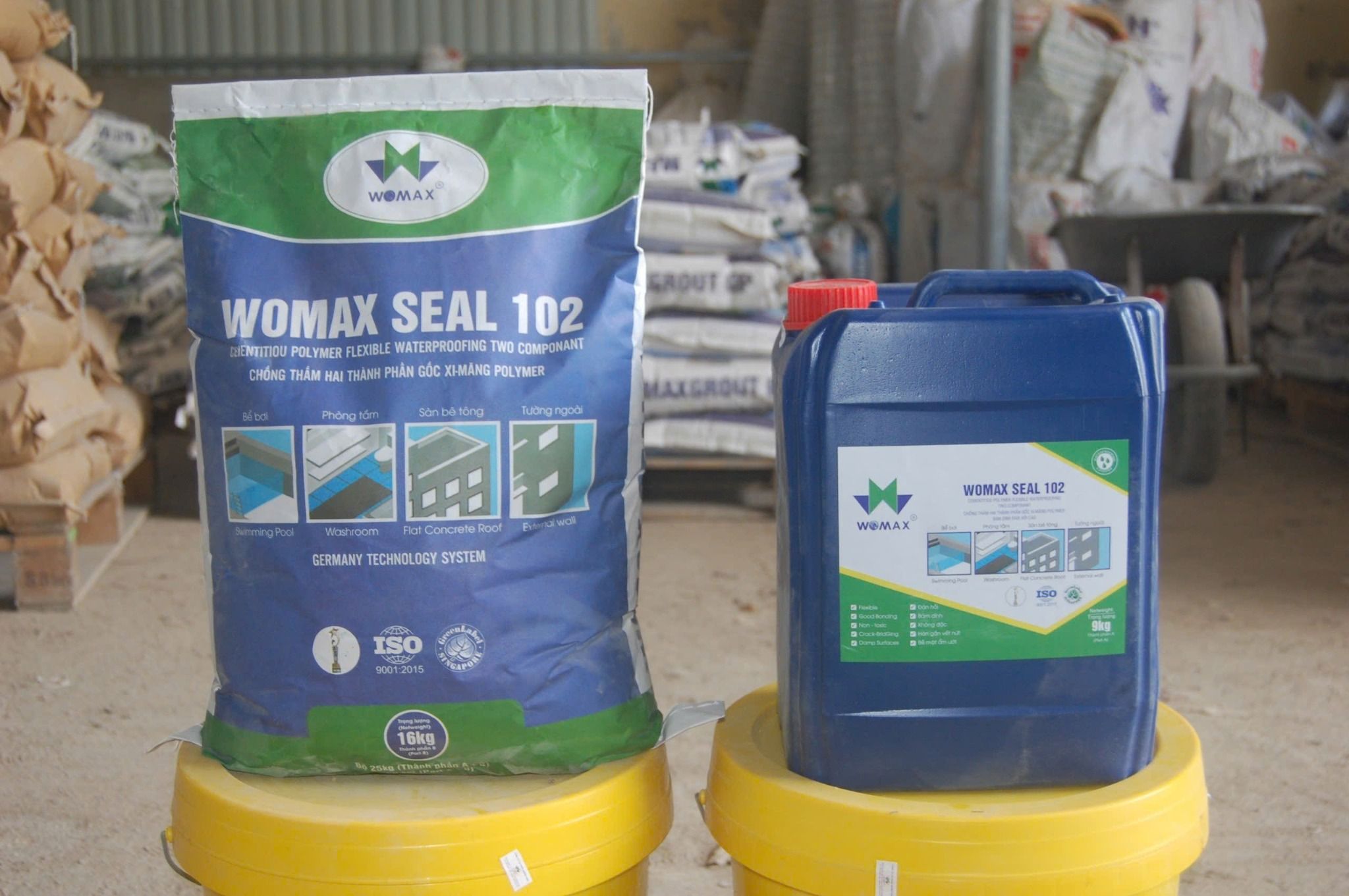 WOMAX SEAL 102- Chống thấm gốc xi măng polyme
