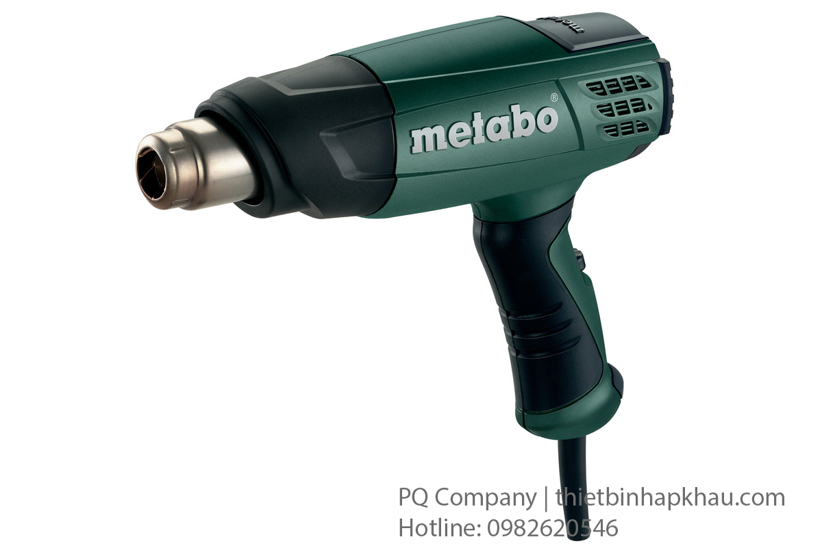 Súng Thổi Hơi Nóng Metabo HE 23-650 CONTROL HOT AIR GUN. Code 1.00.400.0001. Made in Romani | Www.Thietbinhapkhau.Com | Công Ty PQ 