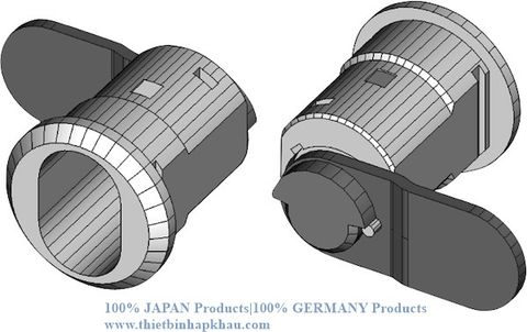  Barrel sleeve DOM 225-010-5 without lock barrel Manufacturer: DOM.Code: 3.40.400.1196 | Www.Thietbinhapkhau.Com | Công Ty PQ 