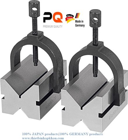  Cặp khối Vee cùng kẹp (Pair of double Vee blocks with clamp). Code: 3.40.400.0274 | www.thietbinhapkhau.com | Công ty PQ 