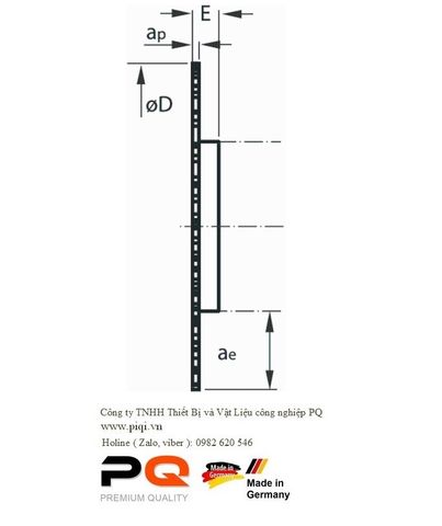  Dao phay tiện cắt gọt kim loại | Mã: PQ 218226 