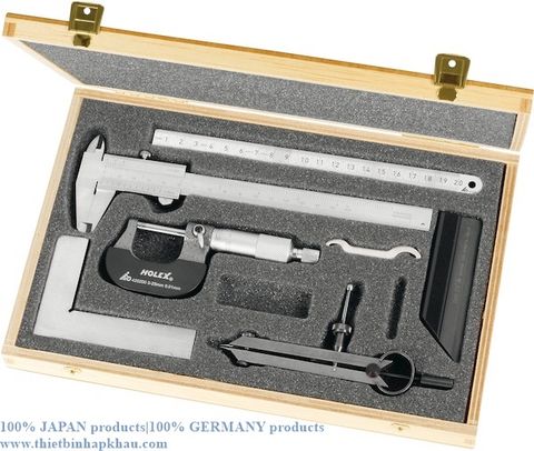  Bộ dụng cụ đo 6- miếng 6 (Measuring tool set 6-piece 6). Code: 3.04.400.0735 | www.thietbinhapkhau.com | Công ty PQ 