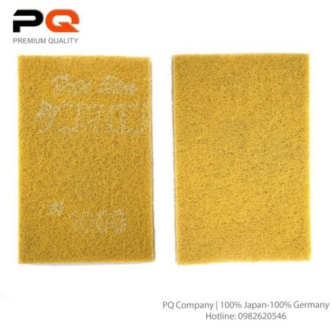  Hộp 10 Miếng Bùi Nhùi Kenmaron PQ F1000 Quy Cách 150x230mm. Màu Vàng Nỉ Tấm Chà Bóng. Made In Germany. Code: 3.10.540.0060 Www.Thietbinhapkhau.Com 