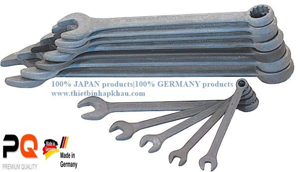 Bộ cờ lê kết hợp có photphat (Combination spanner set phosphated). Code: 3.40.400.0262 | www.thietbinhapkhau.com | Công ty PQ 