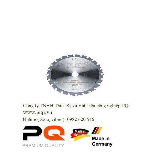 Lưỡi cưa tròn tiêu chuẩn PQ Flex D165x1,6 / 1,0x20 HM Z= 24 WZ   với rắng xem kẽ. Made In Germany. Code3.22.610.456012