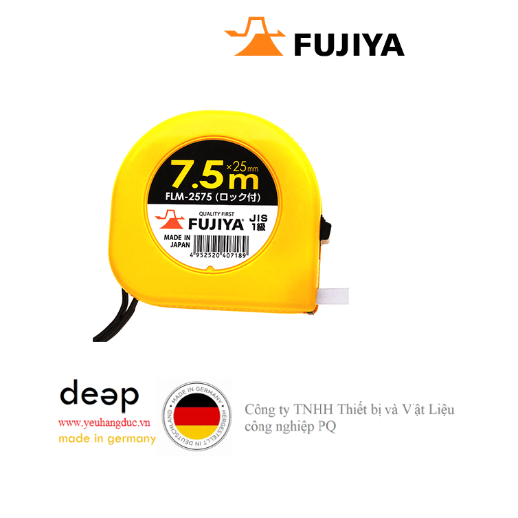 7.5M THƯỚC CUỘN FUJIYA FLM-2575   Piqi4 | Www.Thietbinhapkhau.Com | Công Ty PQ 
