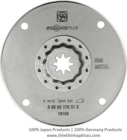  D85, Lưỡi cưa cắt kim loại, dạng rung. Saw blade, bi-metal HSS 85 mm. Code: 3.20.610.0077 | www.thietbinhapkhau.com | Công ty PQ 