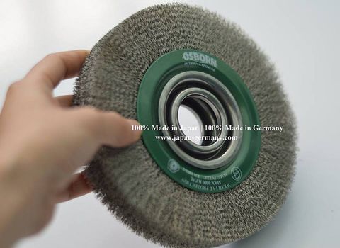  Chổi mài bavia. Wheel brush D150X30 TUBE D50,8 crimped stainless steel wire 0,20 T29 bore 31, 75 + adapter set 7 part) Code: 3.10.700.0006 |japan-germany.com| 