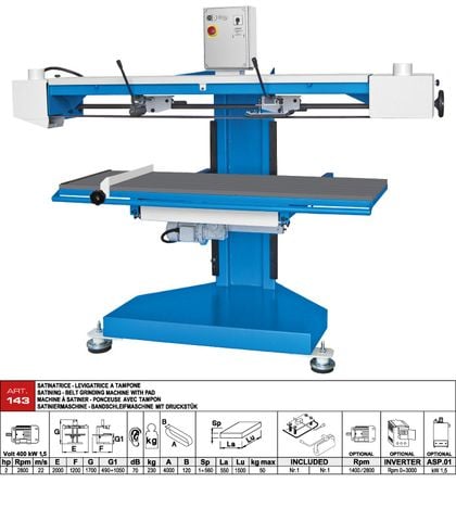  Aceti  ART143, Máy Đánh Bóng Inox. Made In Italy. Code 1.10.000.0305 | Công Ty PQ 