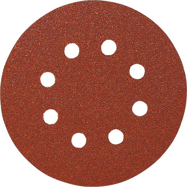 Nhám dĩa lông dính 8 lỗ. Velour paper abrasive disc (A) 8 holes ⌀ 125 mm. Code: 3.10.530.0033 | www.thietbinhapkhau.com | Công ty PQ 