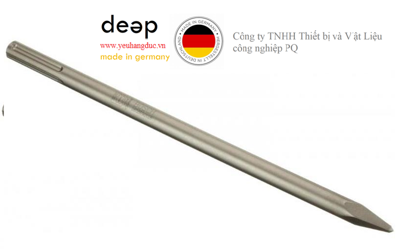 Bộ 10 Mũi đục nhọn Bosch SDS-MAX 25x400mm   Piqi3 | Www.Thietbinhapkhau.Com | Công Ty PQ 