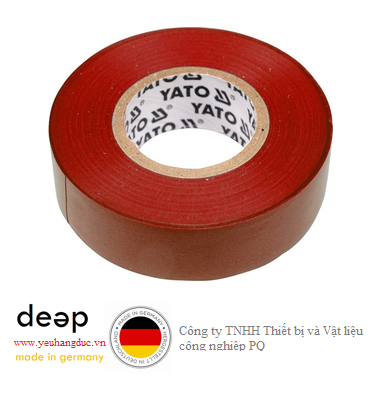 Cuộn keo dán dây điện màu đỏ Yato YT-8166    Piqi3 | Www.Thietbinhapkhau.Com | Công Ty PQ 