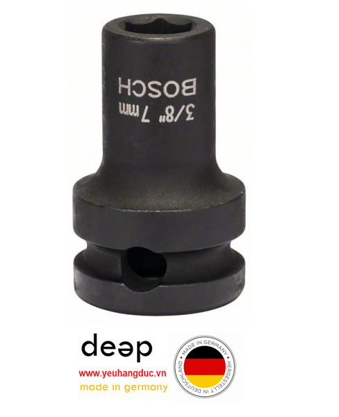 Đầu khẩu Bosch 3/8 inch 1608552000 (cỡ 7, 34mm)   Piqi3 | Www.Thietbinhapkhau.Com | Công Ty PQ 