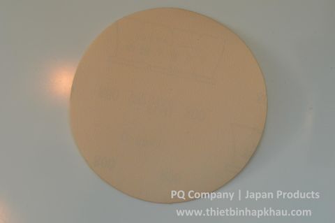  P800, Nhám dĩa lông dính HF Hộp 100 tờ; Qui cách 150mm x Không lỗ; Độ hạt P800. Code: 3.10.530.0009 | www.thietbinhapkhau.com | Công ty PQ 