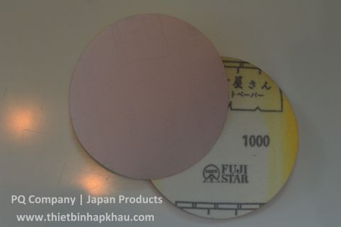  P1000, Nhám dĩa lông dính HF Hộp 100 tờ; Qui cách 125mm x Không lỗ; Độ hạt P1000. Code: 3.10.530.0008 | www.thietbinhapkhau.com | Công ty PQ 