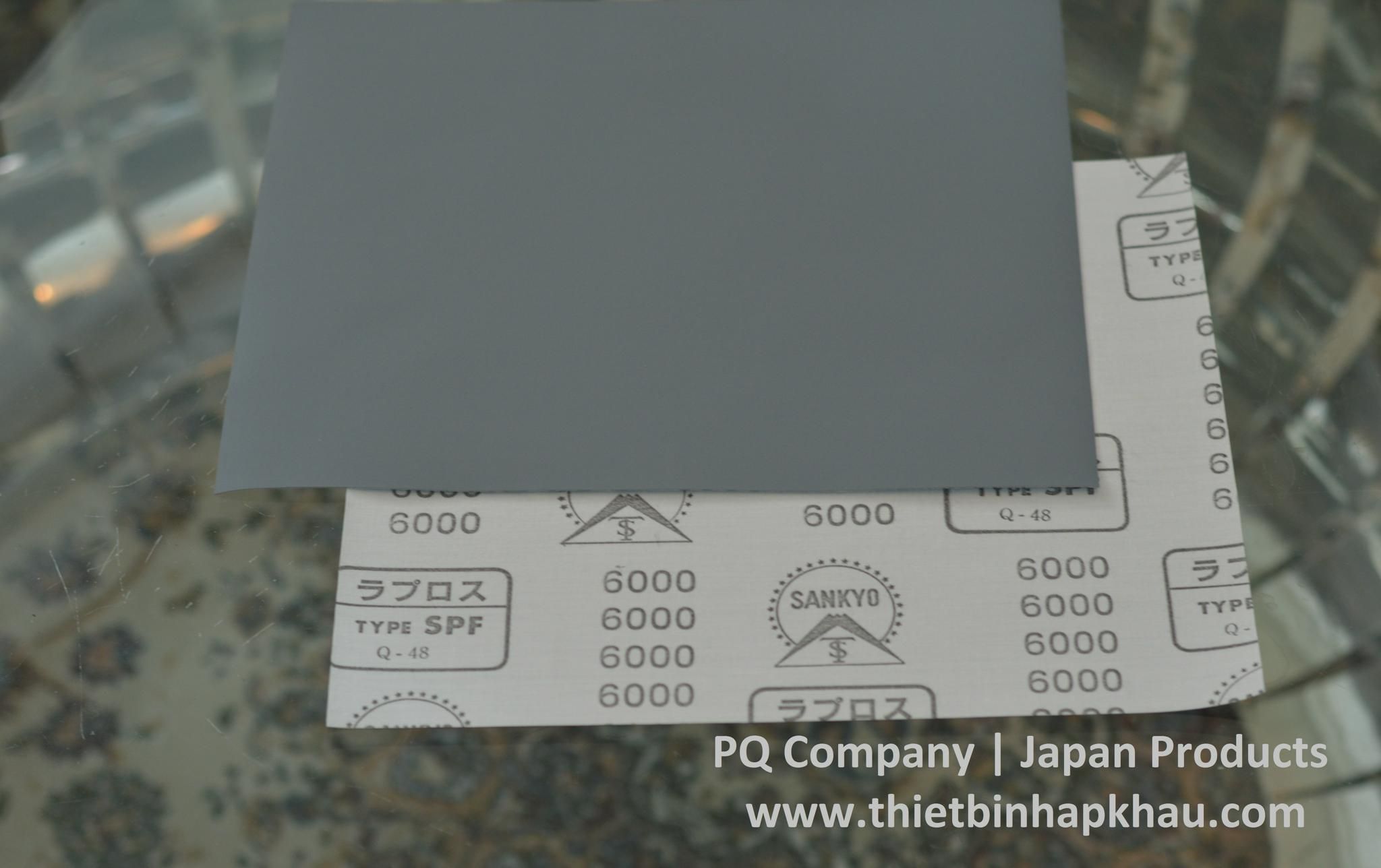 P6000, Nhám tờ kim cương mịn P6000 Qui cách 230x280 mm Made in Japan. Code: 3.10.522.0049 | www.thietbinhapkhau.com | Công ty PQ 