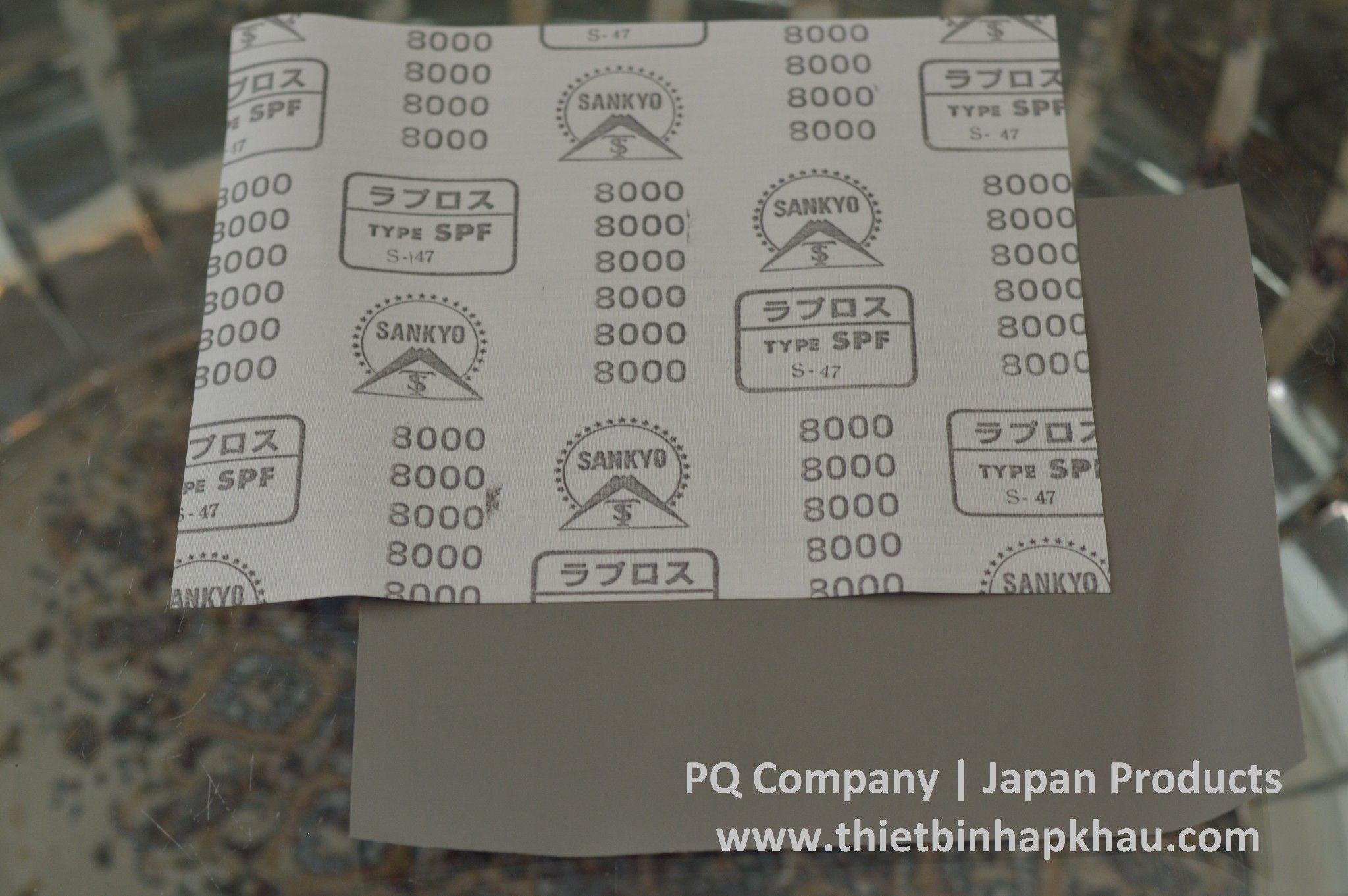 P8000, Nhám tờ kim cương mịn P8000 Qui cách 230x280 mm Made in Japan. Code: 3.10.522.0050 | www.thietbinhapkhau.com | Công ty PQ 