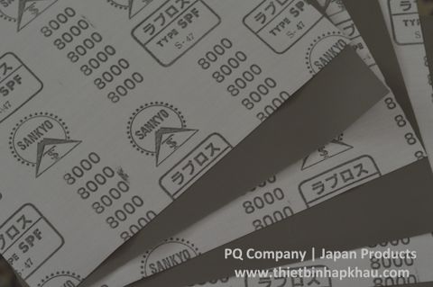  P8000, Nhám tờ kim cương mịn P8000 Qui cách 230x280 mm Made in Japan. Code: 3.10.522.0050 | www.thietbinhapkhau.com | Công ty PQ 