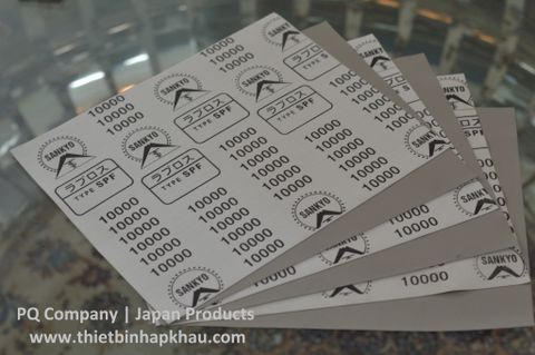  P10000, Nhám tờ kim cương mịn P10000 Qui cách 230x280 mm Made in Japan. Code: 3.10.522.0051 | www.thietbinhapkhau.com | Công ty PQ 