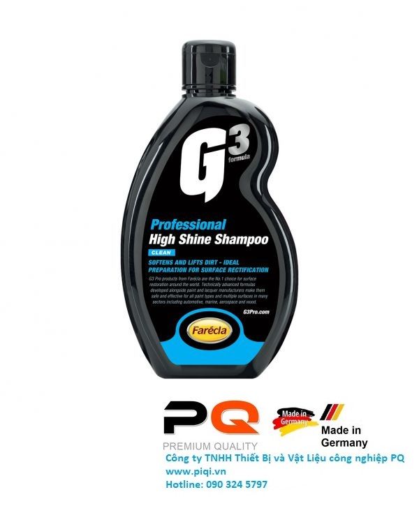 Xà bông rửa xe G3 Pro High Shine Shampoo G3P7192 PQ Châu Âu Bảo dưỡng xe hơi ô tô dành cho Dân Chuyên