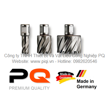 Mũi khoan lõi HSS Nova 25 với 3/4 trong giá đỡ Weldon D15mm. Made in Germany. Code PQ 3.40.800.63134150051