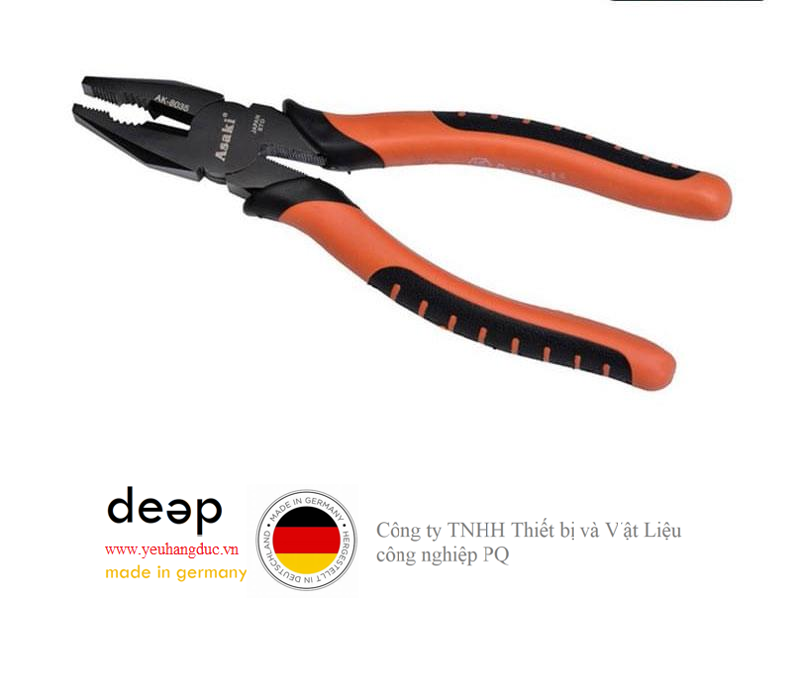 Kềm răng cao cấp kiểu Mỹ Asika AK-8033   Piqi4 | Www.Thietbinhapkhau.Com | Công Ty PQ 