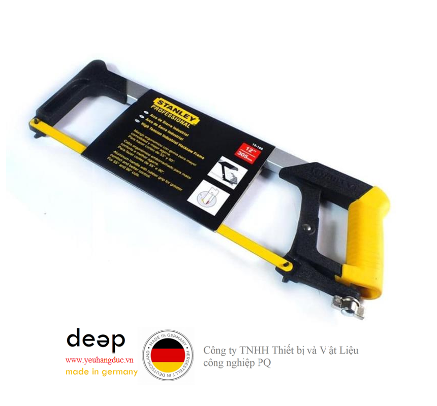 Khung cưa sắt 450mm Stanley 15-166   Piqi4 | Www.Thietbinhapkhau.Com | Công Ty PQ 
