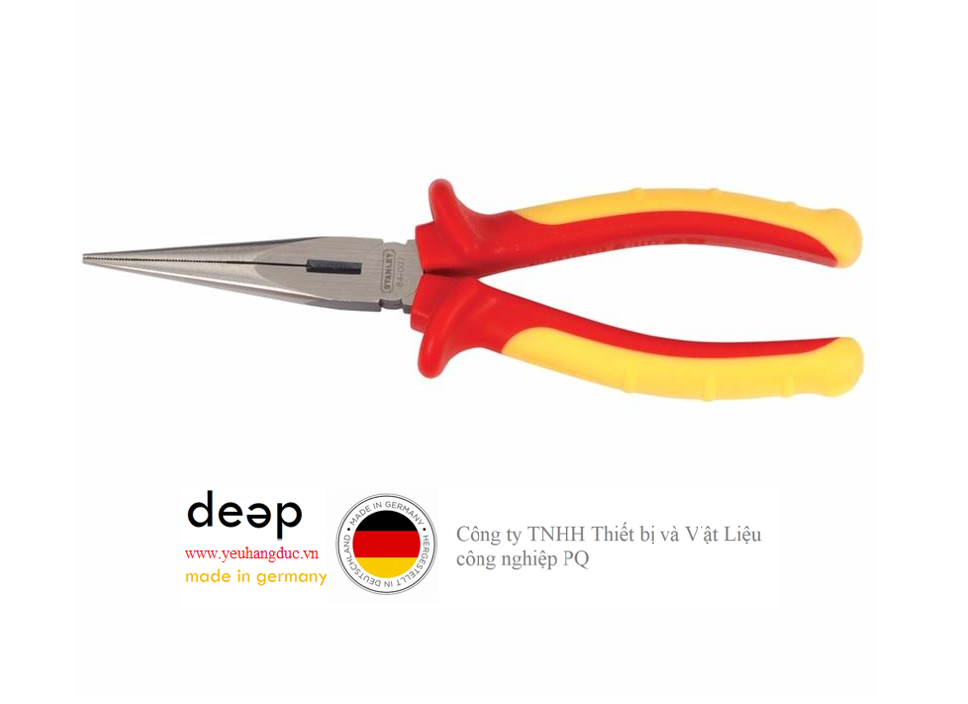 Kìm nhọn cách điện Stanley 84-007 8in/200mm   Piqi4 | Www.Thietbinhapkhau.Com | Công Ty PQ 