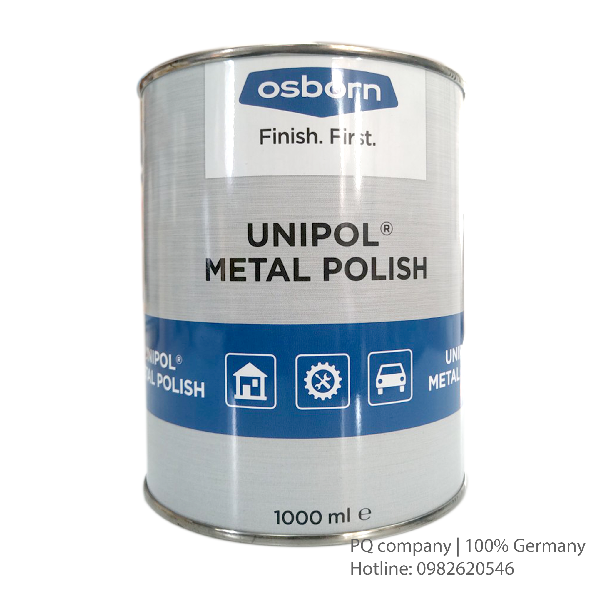 Kem Đánh Bóng Kim Loại Unipol Made in Germany. Code: 3.10.100.1007 | www.thietbinhapkhau.com | Công ty PQ 