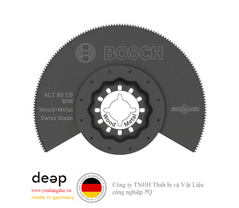 Lưỡi cắt gỗ và kim loại Bosch ACZ 85 EB 2608661636   Piqi3 | Www.Thietbinhapkhau.Com | Công Ty PQ 
