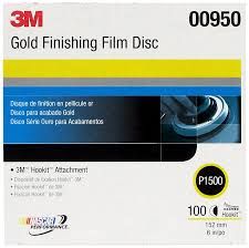  P1500, Nhám đĩa cao cấp hoàn thiện bề mặt 3M Gold Finishing Film Disc 00950 P1500 hộp 100 tờ. Code: 3.10.530.0004 | www.thietbinhapkhau.com | Công ty PQ 