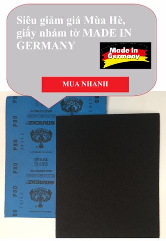  P80, Xấp 50 tờ Giấy nhám Matador made in Germany 911C 230 x 280mm P80 | Thietbinhapkhau.com | Công ty PQ 