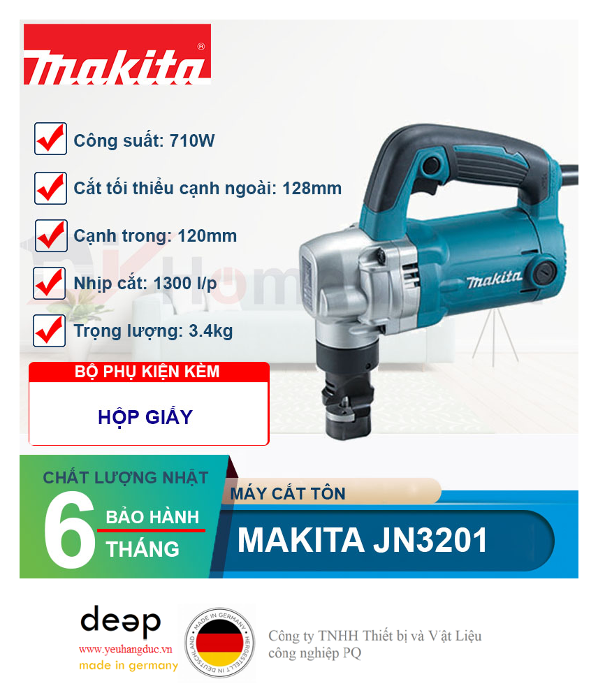 Máy cắt tôn Makita JN3201 710W   Piqi4 | Www.Thietbinhapkhau.Com | Công Ty PQ 
