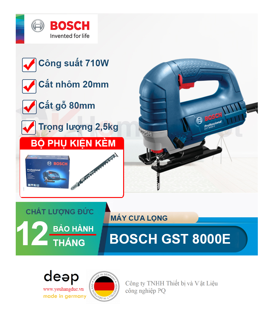 Máy cưa lọng Bosch GST 8000E   Piqi4 | Www.Thietbinhapkhau.Com | Công Ty PQ 
