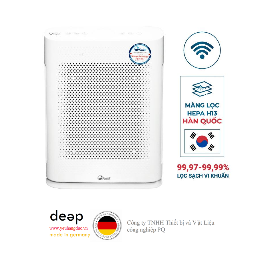 Máy lọc không khí thông minh kết nối Wifi FujiE AP600   Piqi4 | Www.Thietbinhapkhau.Com | Công Ty PQ 