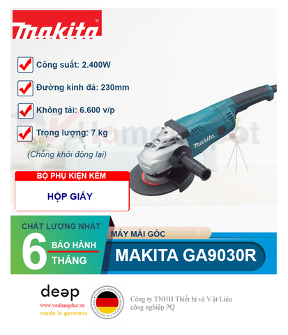  Máy mài góc Makita GA9030R 2400W   Piqi4 | Www.Thietbinhapkhau.Com | Công Ty PQ 